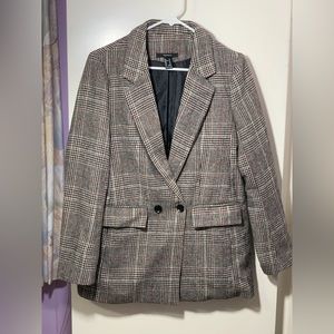 Forever 21 Plaid Blazer